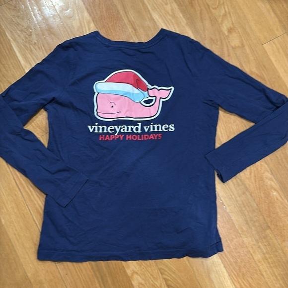 Vineyard Vines Happy Holiday Long sleeve shirt - Picture 3 of 3